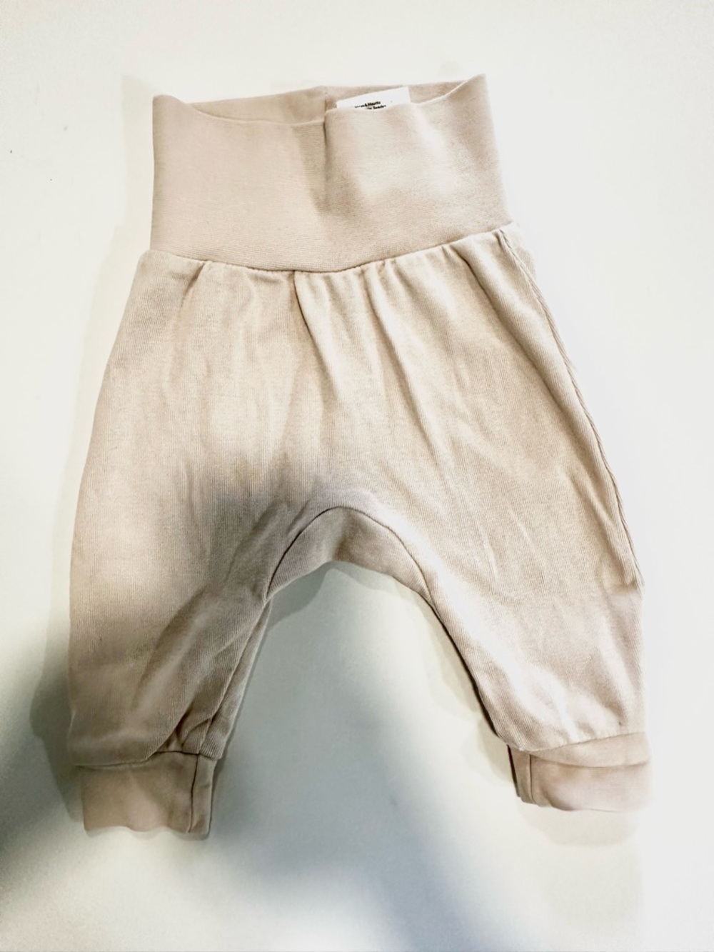 H&M Light Beige/Taupe Baby Jogger Pants